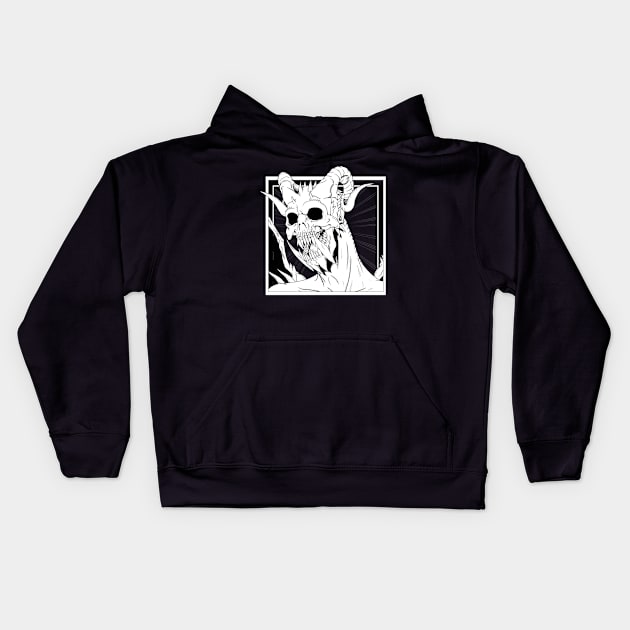 Stranger Attire Demon without Text Kids Hoodie by Stranger Attire